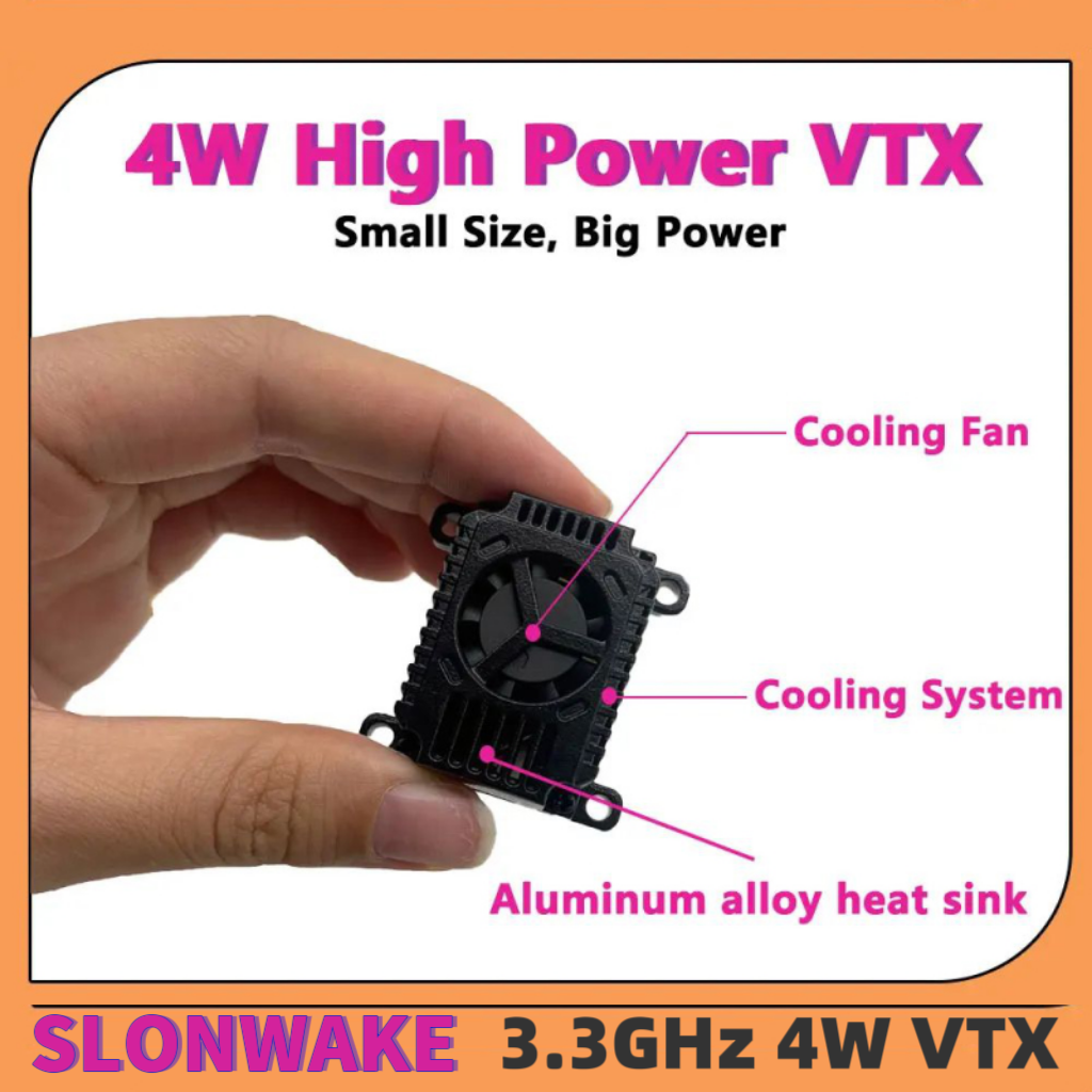 SLONWAKE FPV 3.3G 16CH 4000mW  - đánh giá và giá Fpv Drone Transmitter