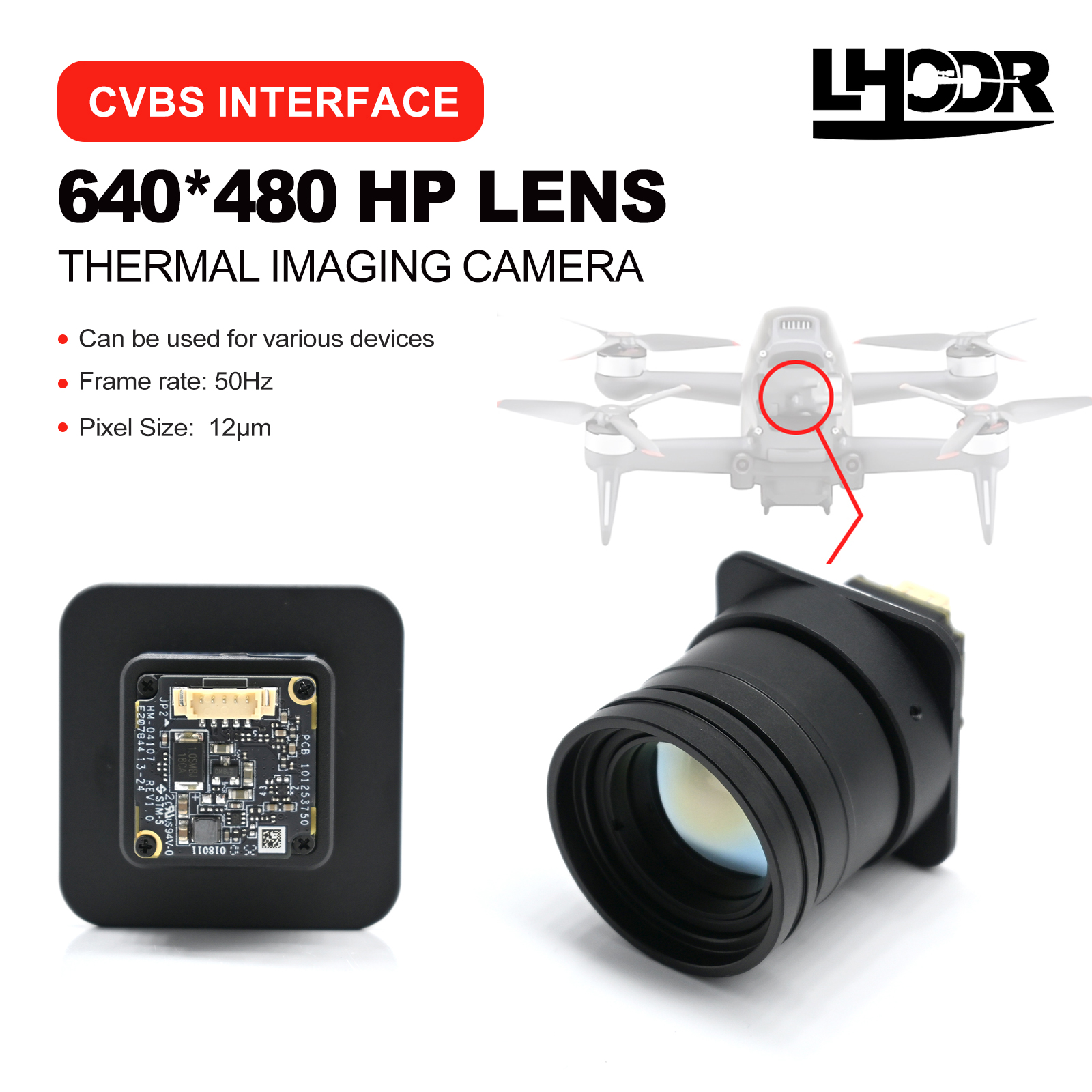 30mm 640x480 pix Drone thermal - đánh giá và giá Fpv Drone Kit
