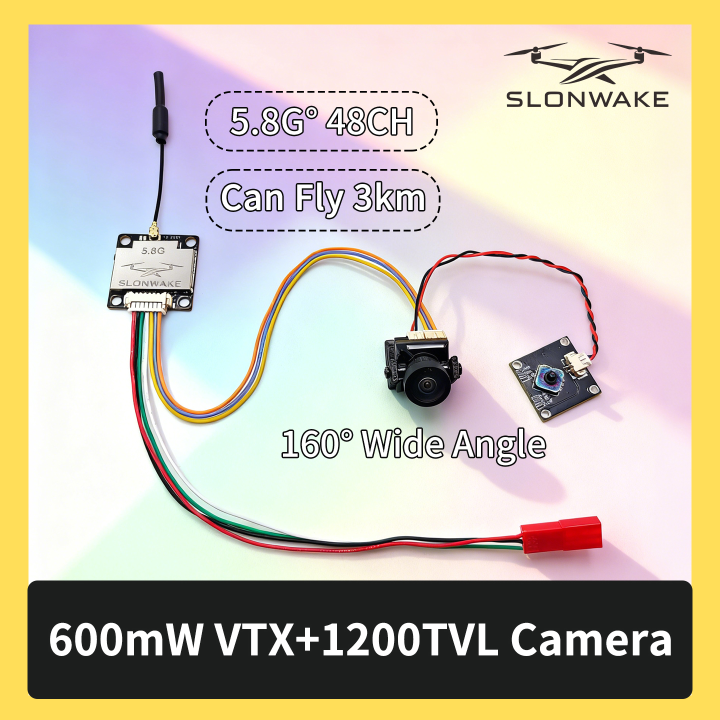 SLONWAKE 5.8G 600mW 7-24V FPV  - đánh giá và giá Fpv Drone Transmitter