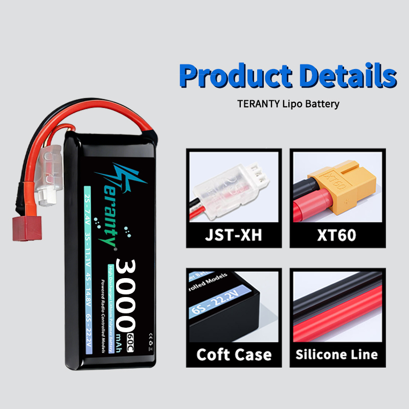 TERANTY 2S 3000mAh Lipo Batter - đánh giá và giá Fpv Drone Battery