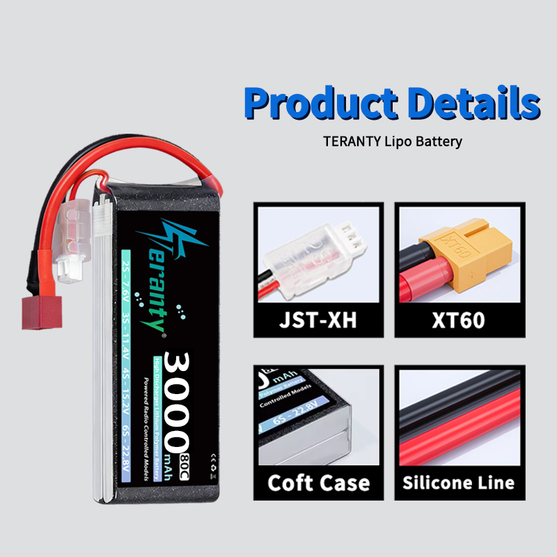 TERANTY 2S 3000mAh Lipo Batter - đánh giá và giá Fpv Drone Battery