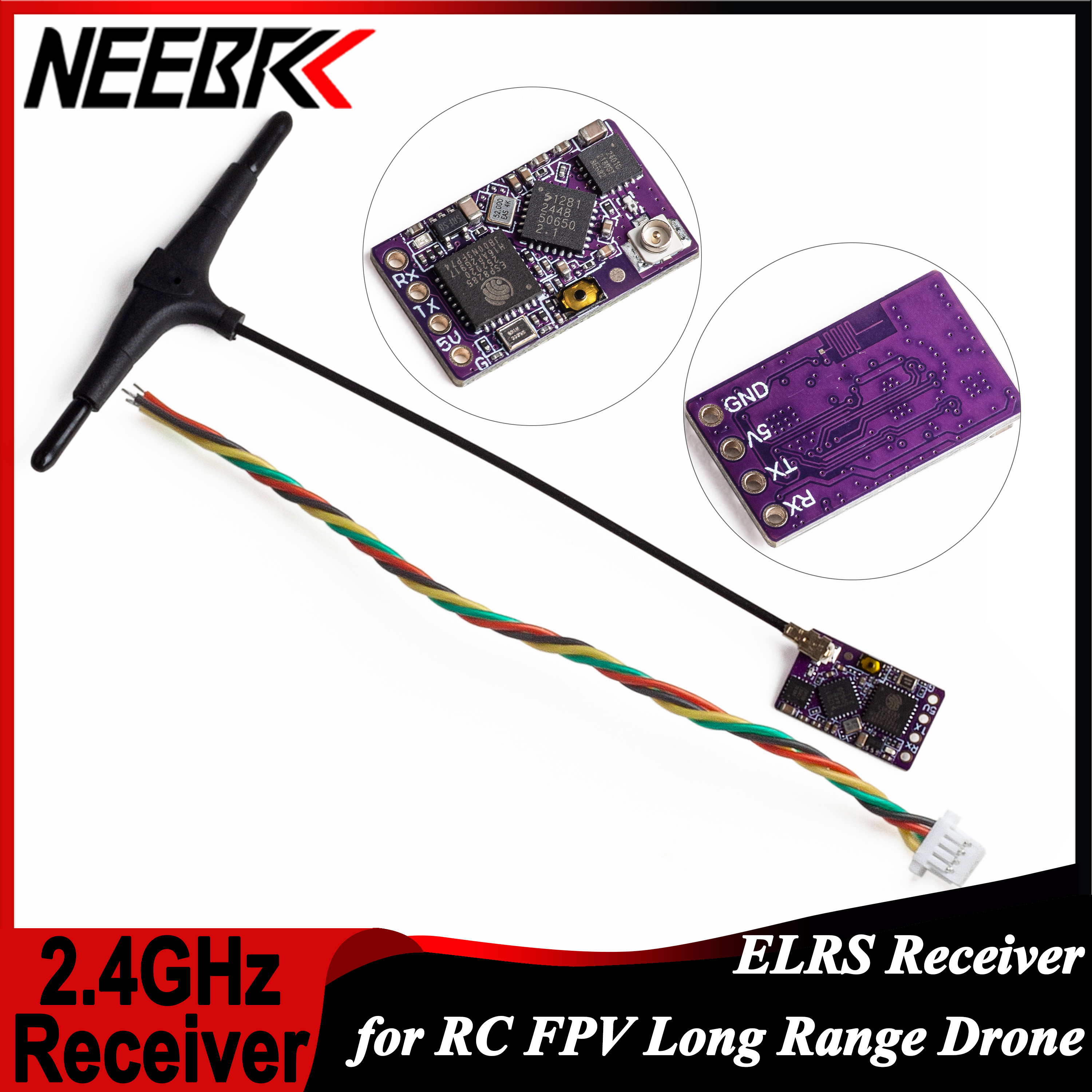1/2/5/10PCS ELRS 2.4GHz RX Lon - đánh giá và giá Fpv Drone Quadcopter