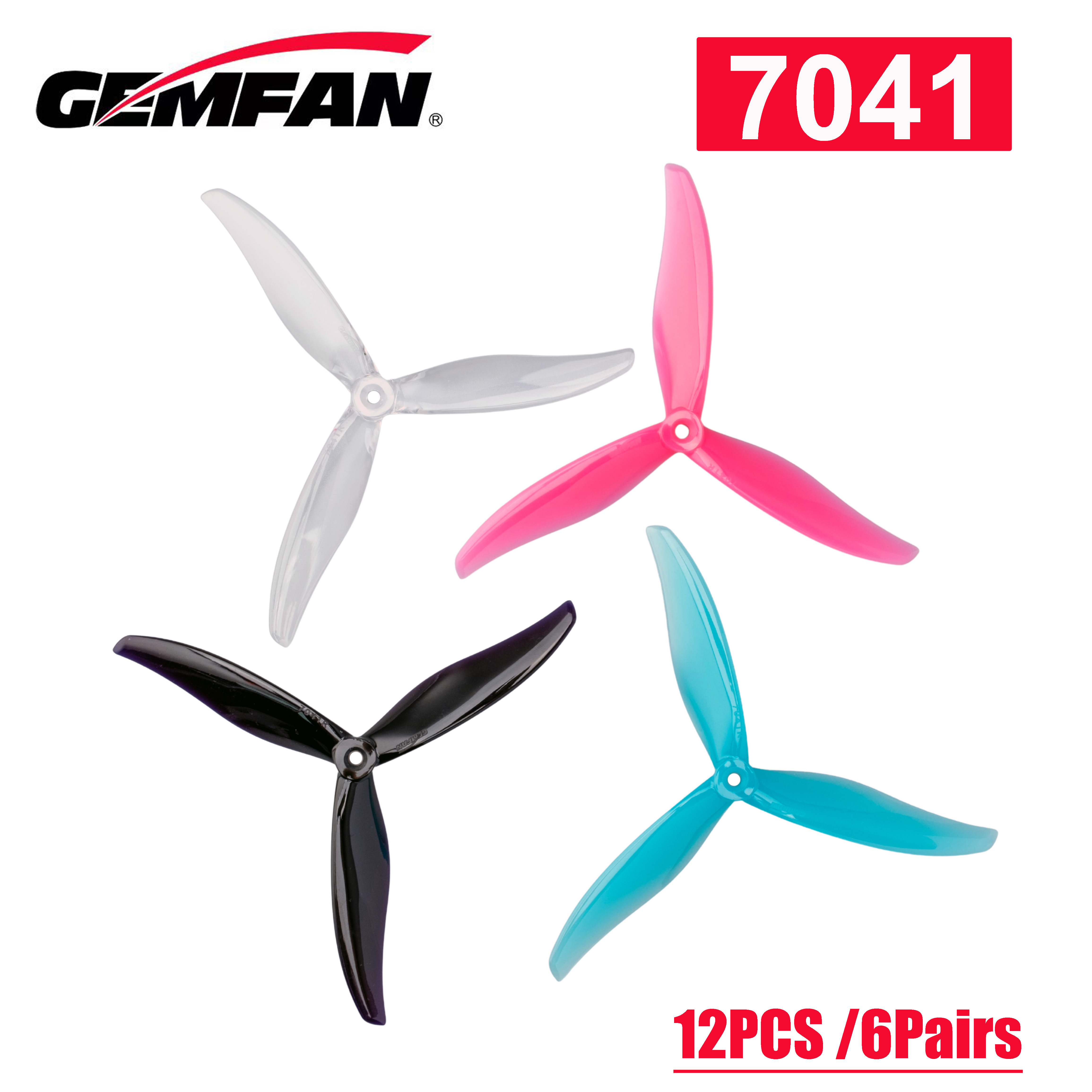 NEW12PCS /6Pairs Gemfan Flash  - đánh giá và giá Fpv Drone Propeller