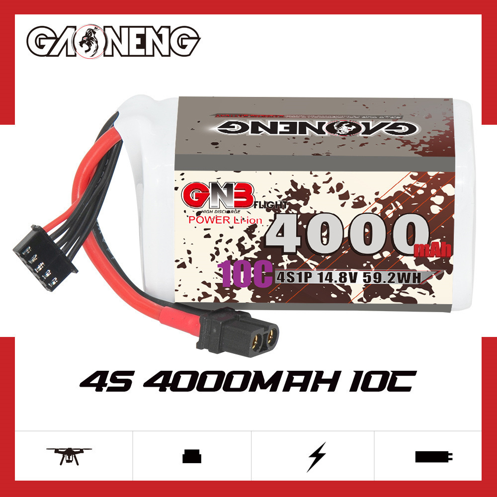 GNB 4000mAh 4S 14.8V 10C 20C W - đánh giá và giá Fpv Drone Battery