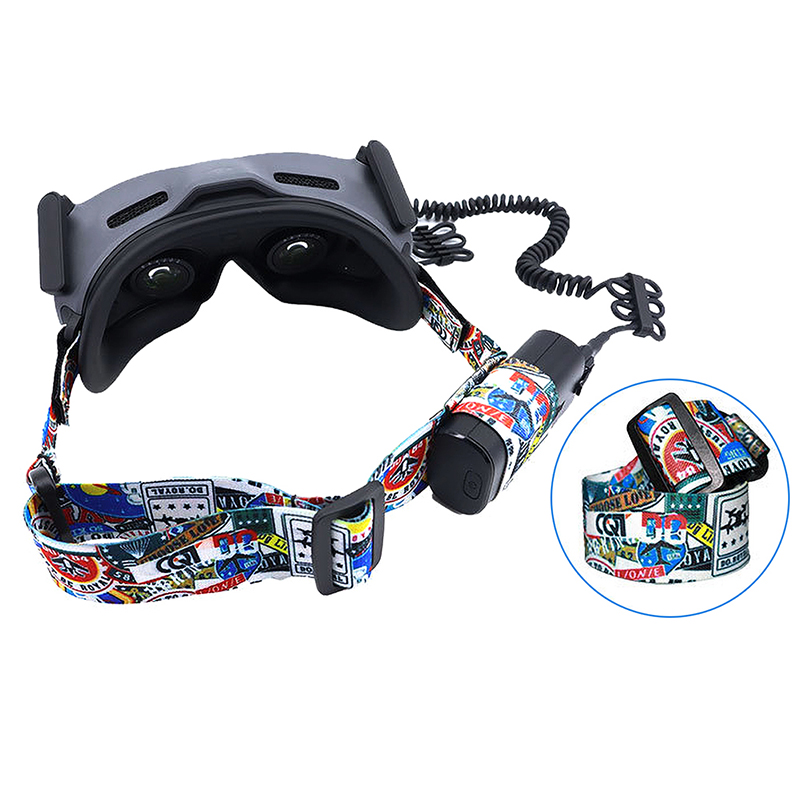 Cartoon Head Band for DJI FPV  - đánh giá và giá Fpv Drone Goggles