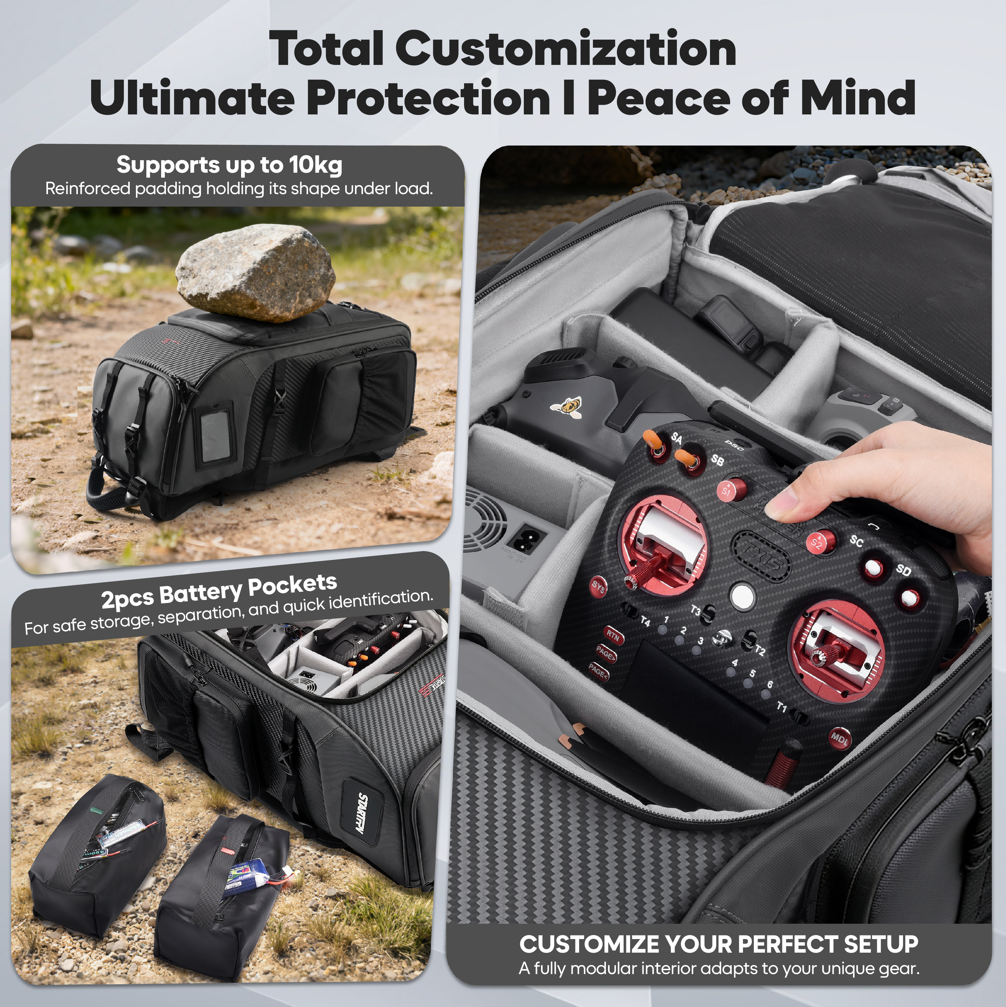 FPV Drone Backpack 40L Profess - đánh giá và giá Fpv Drone Bag