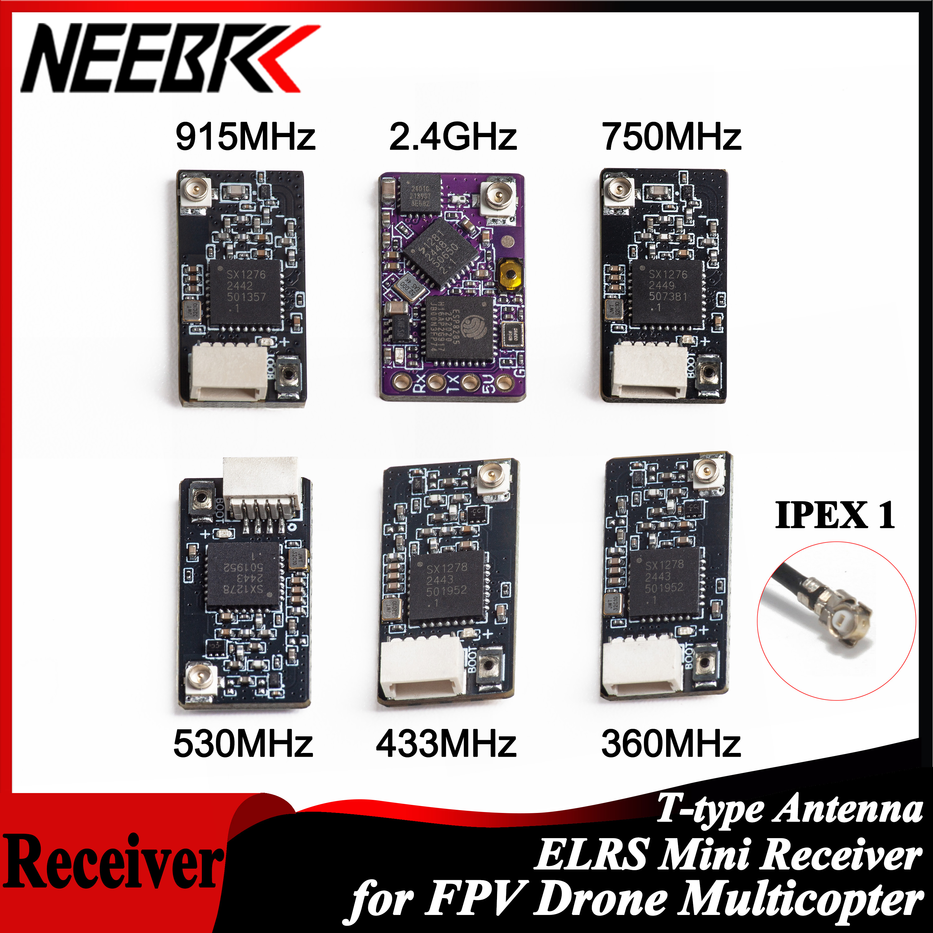 NEEBRC ELRS 2.4G/915Mhz/360Mhz - đánh giá và giá Fpv Drone Quadcopter
