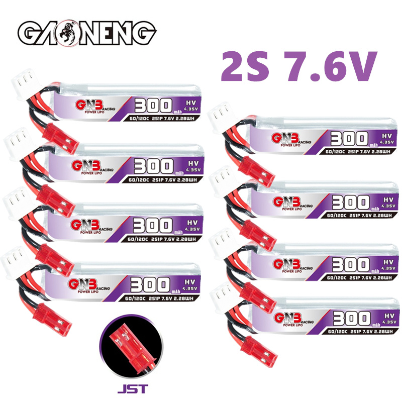 GAONENG GNB 2S 7.6V 300mAh 60C - đánh giá và giá Fpv Drone Battery