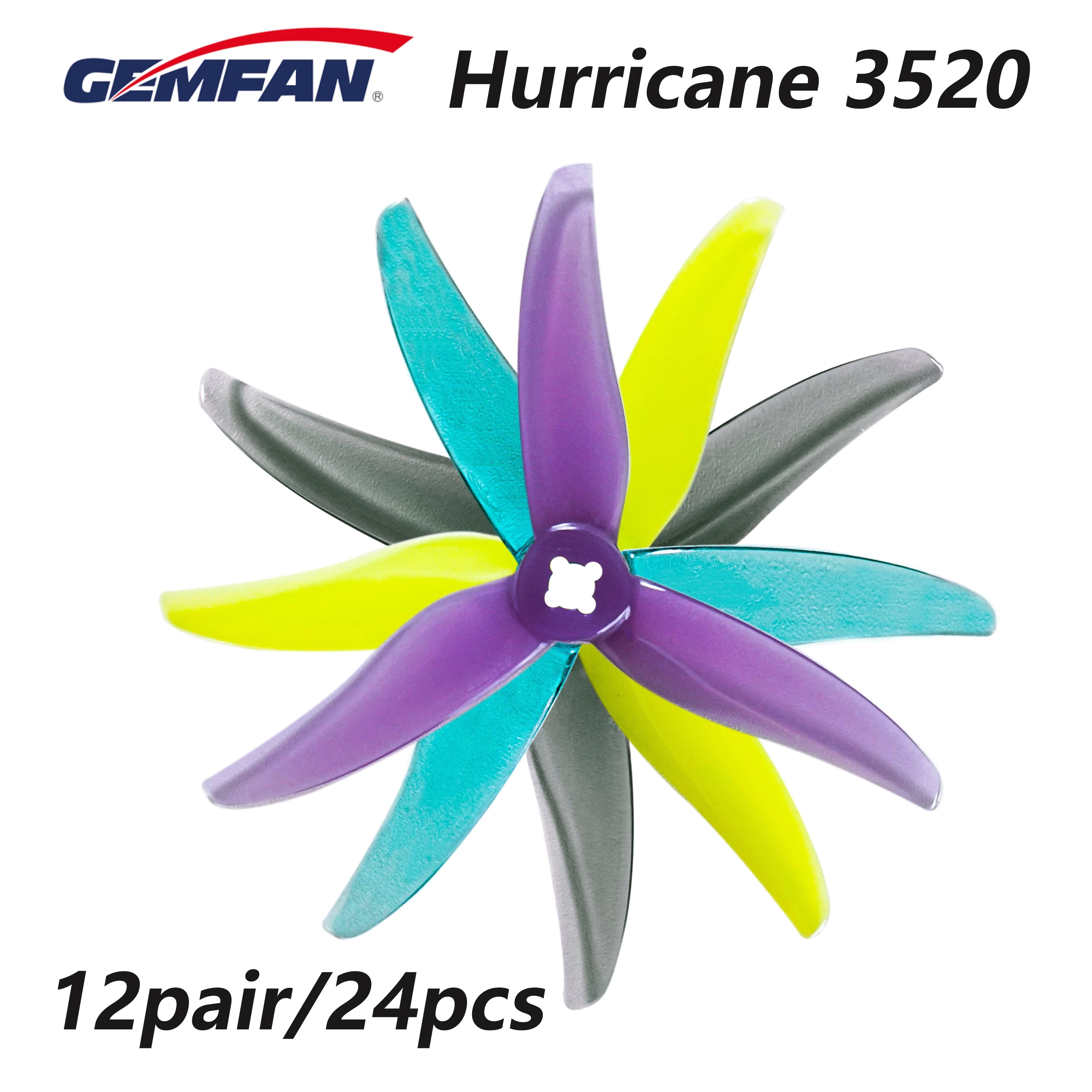 24pcs/12pairs Gemfan Hurricane - đánh giá và giá Fpv Drone Goggles
